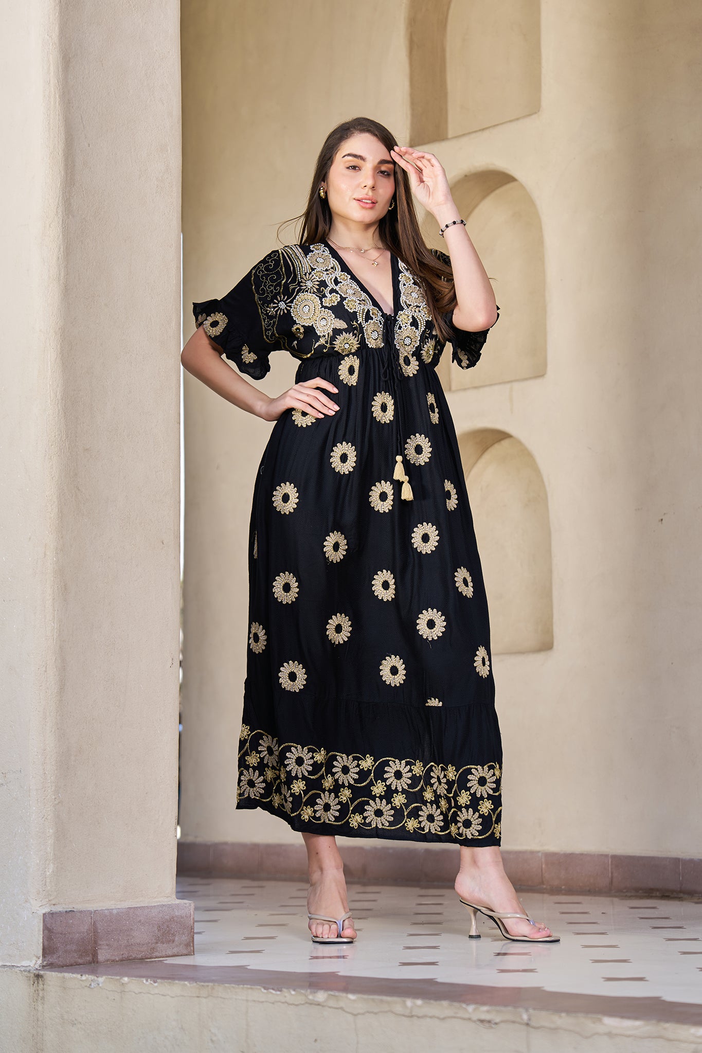 SAV#02 LONG DRESS PACK OF 6