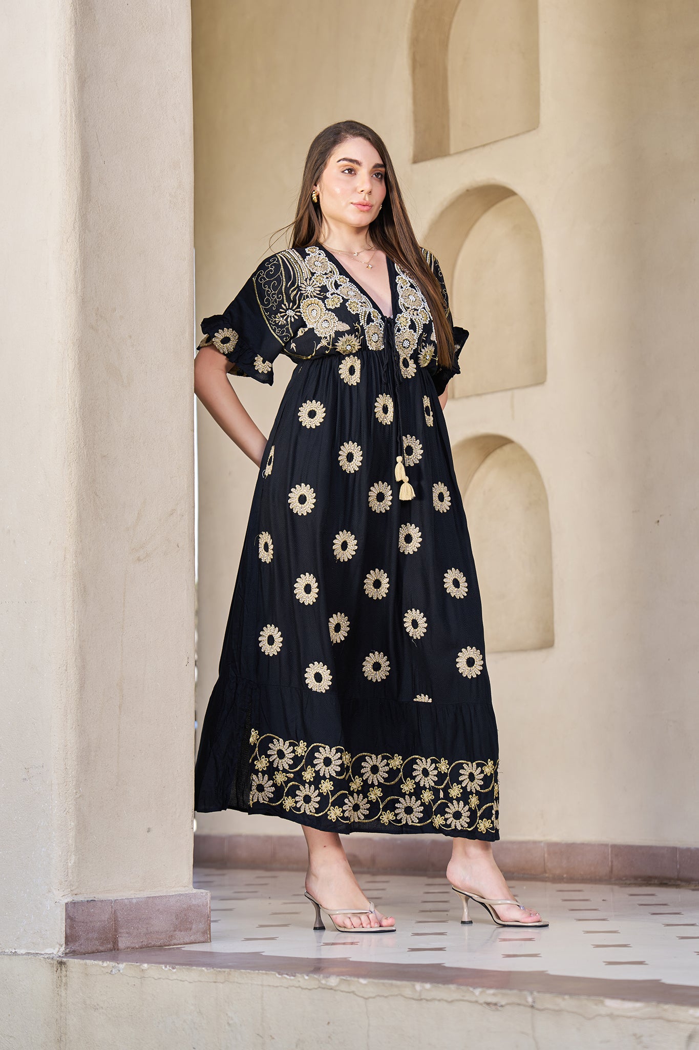 SAV#02 LONG DRESS PACK OF 6