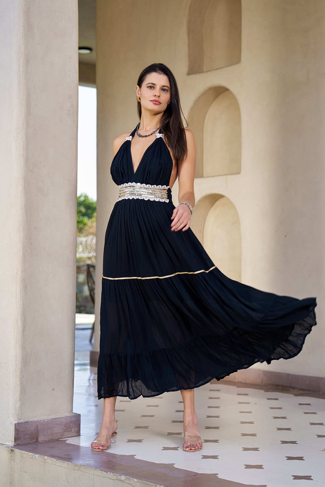 SAV#117 LONG DRESS PACK OF 6