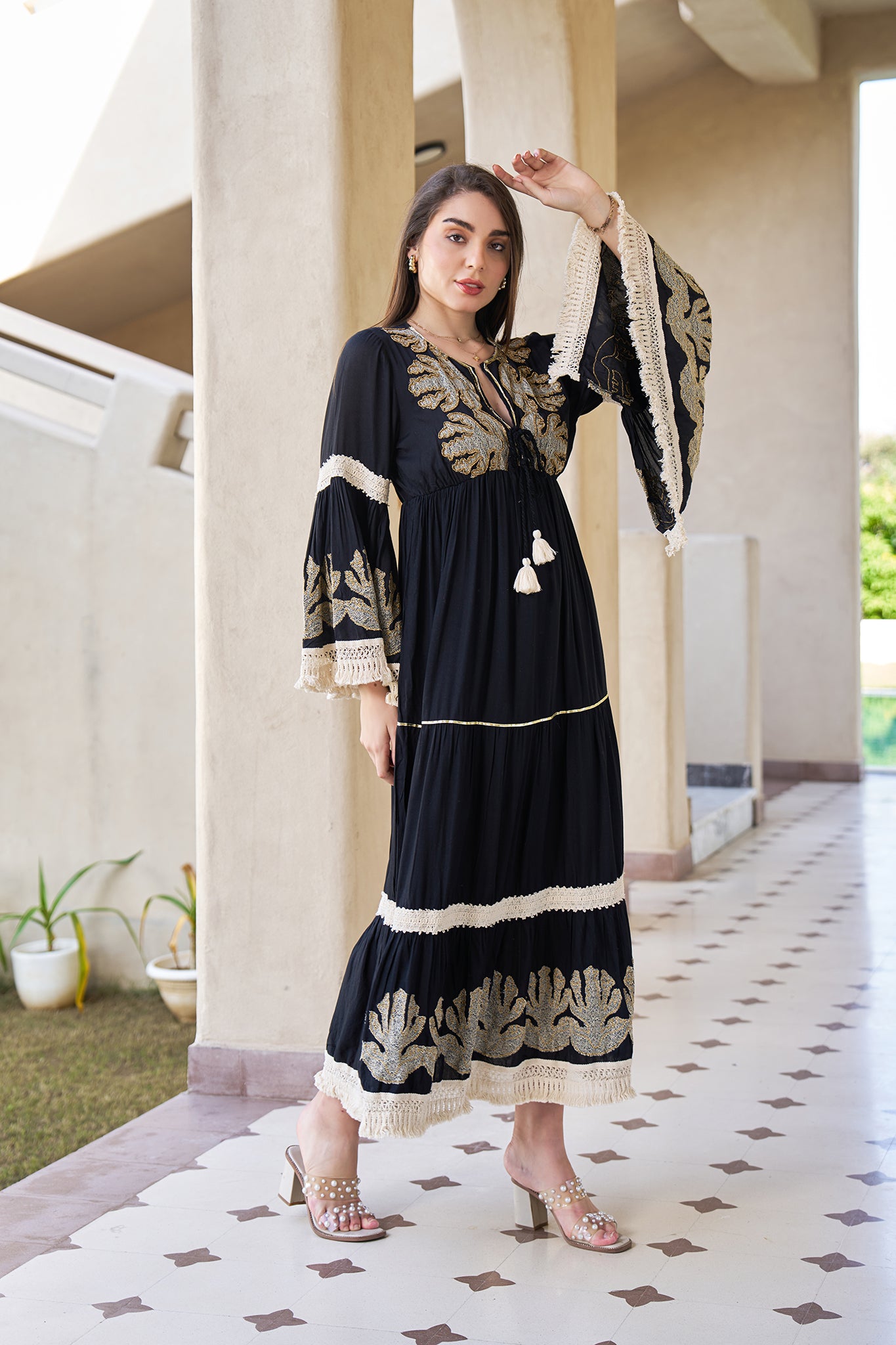 SAV#06 LONG DRESS PACK OF 6