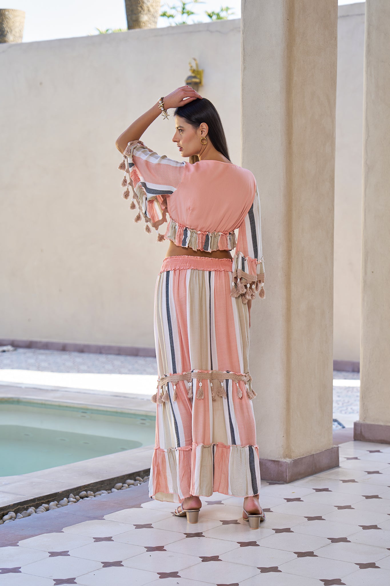 SAV#114 LONG SKIRT TOP SET PACK OF 6