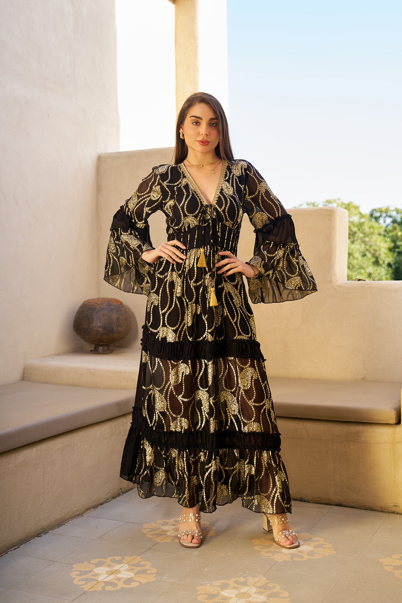 SAV#87 LONG DRESS PACK OF 6