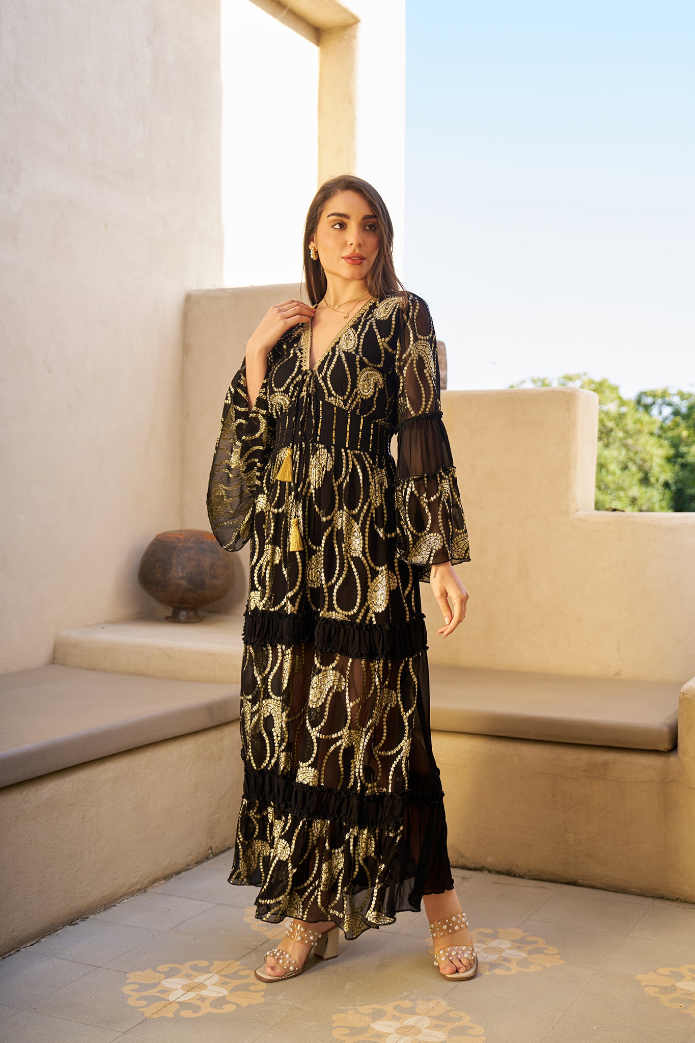 SAV#87 LONG DRESS PACK OF 6