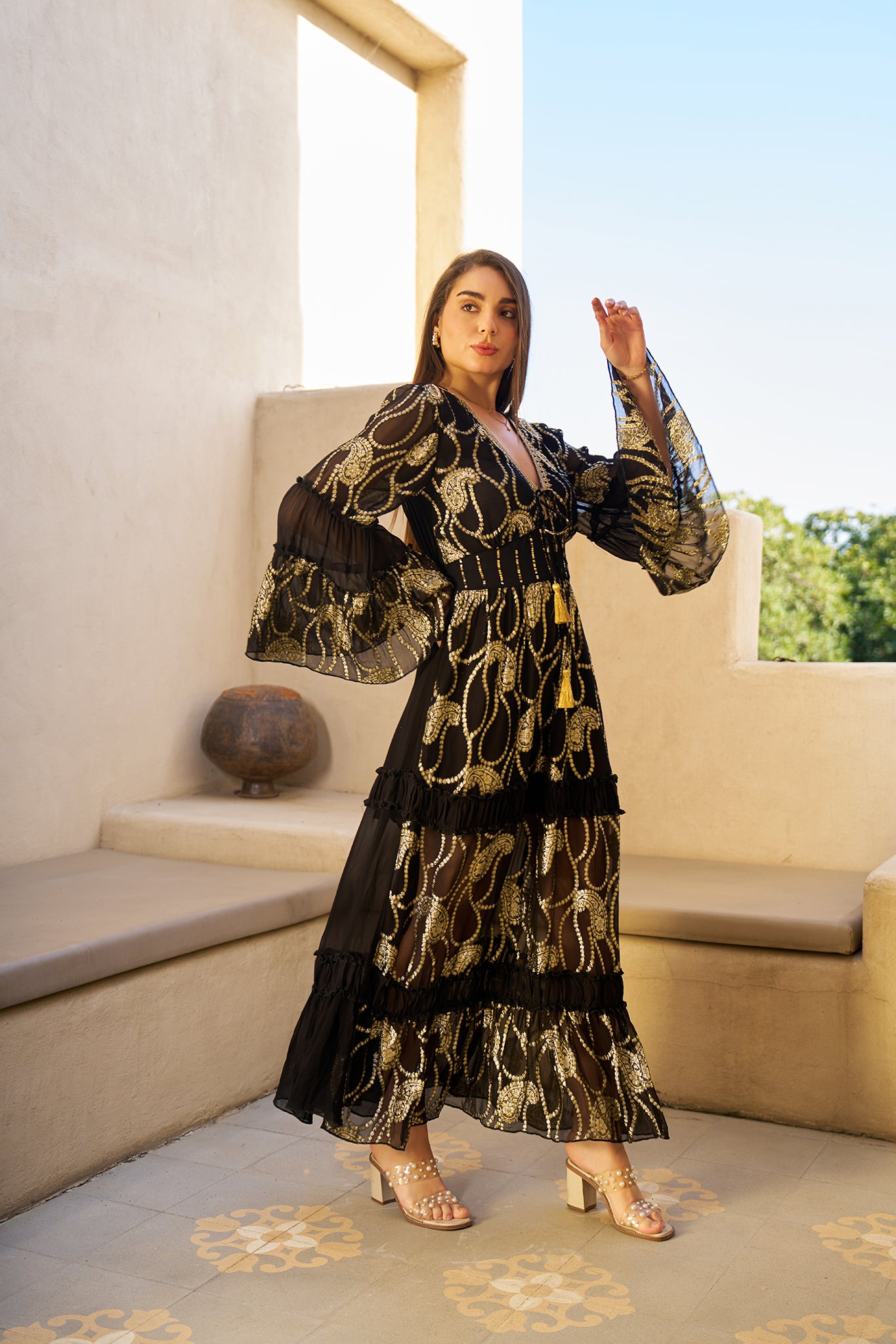 SAV#87 LONG DRESS PACK OF 6