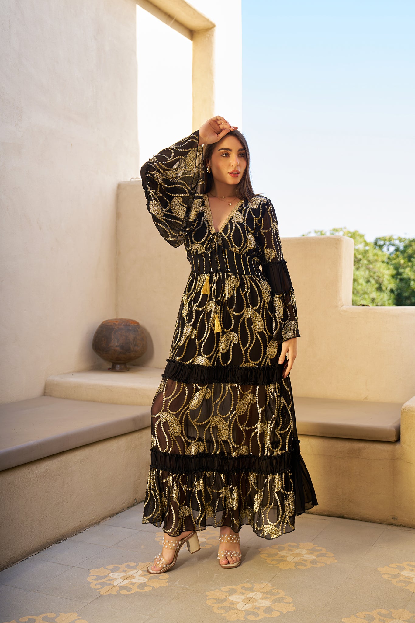 SAV#87 LONG DRESS PACK OF 6