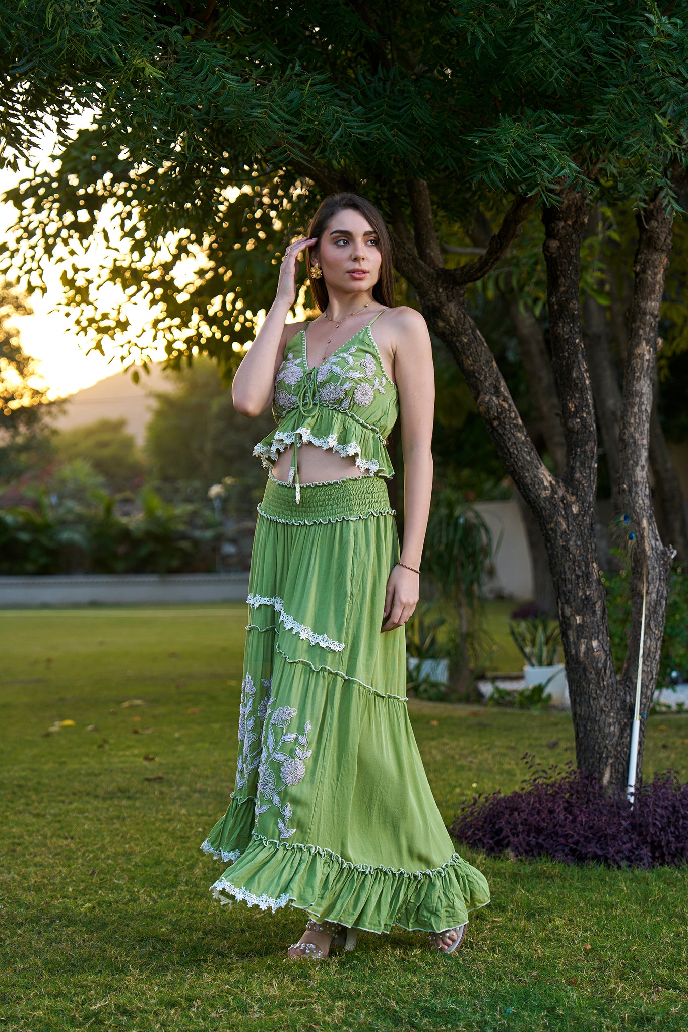 SAV#103 LONG SKIRT TOP SET PACK OF 6