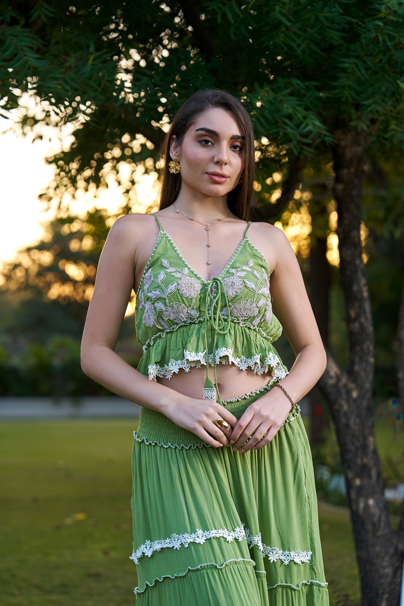 SAV#103 LONG SKIRT TOP SET PACK OF 6