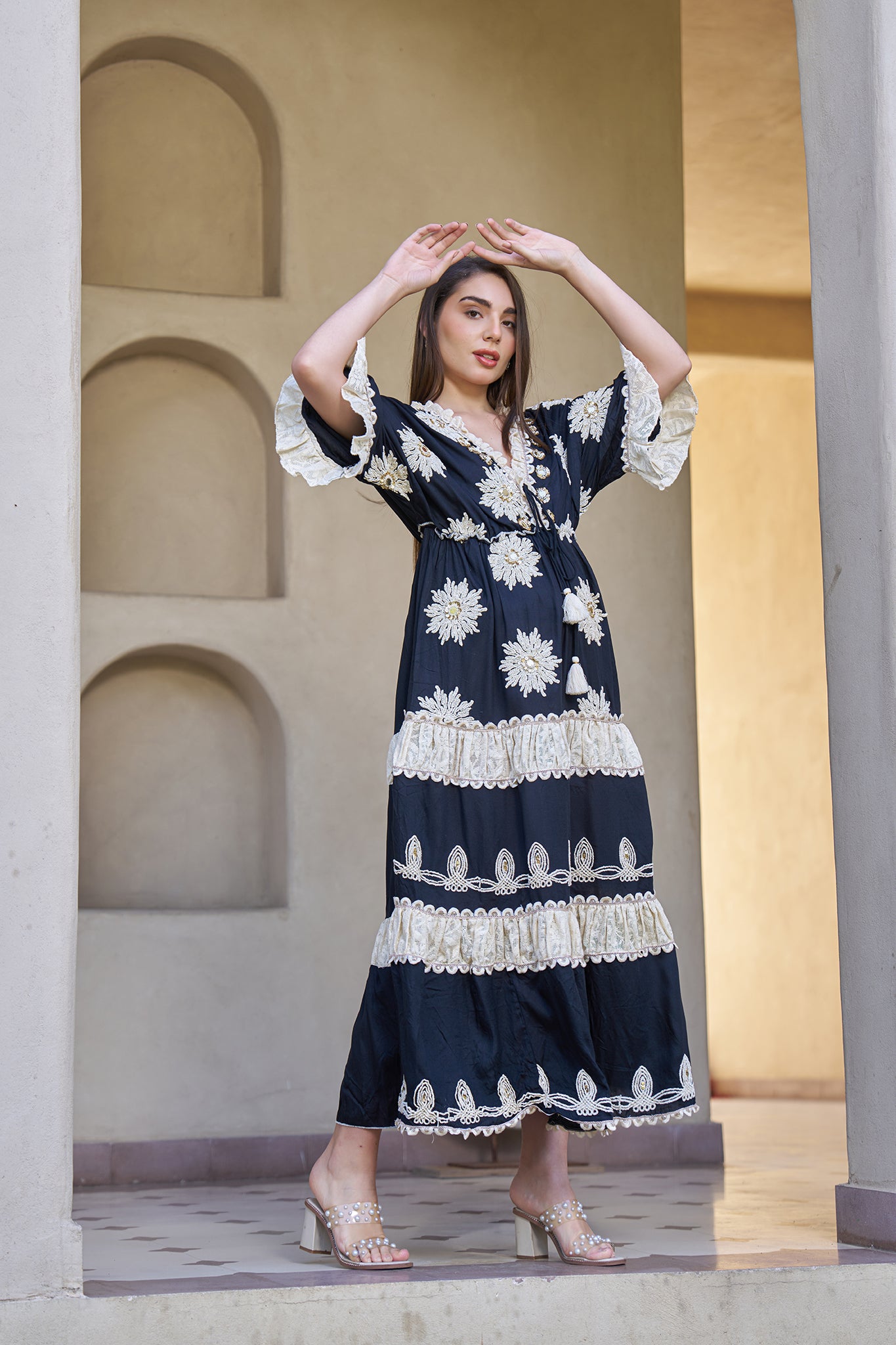 SAV#45 LONG DRESS PACK OF 6