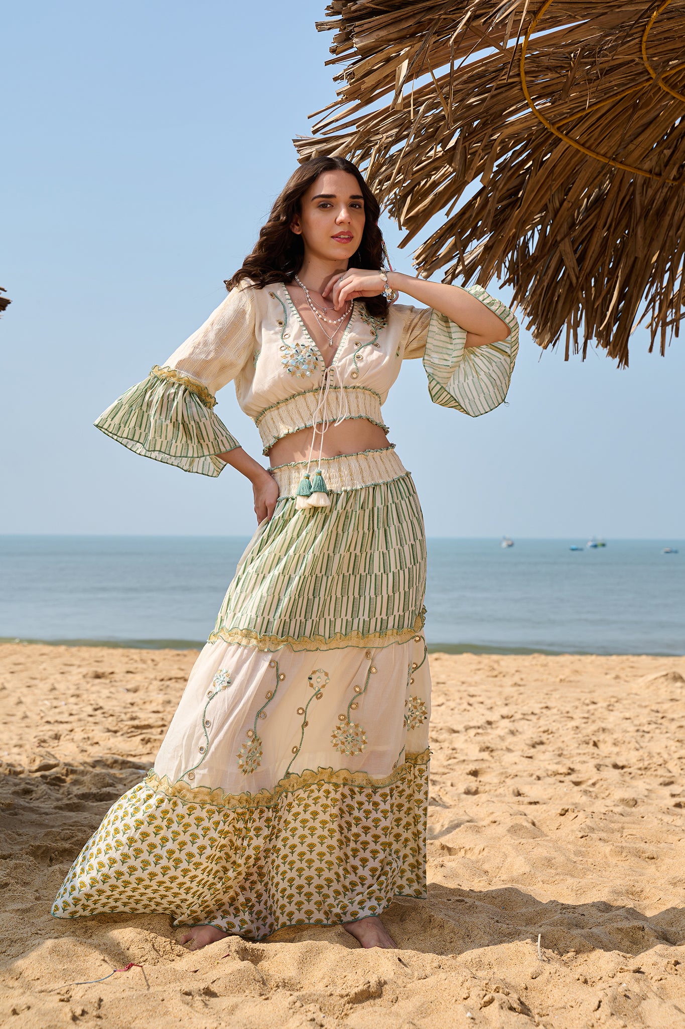 SAV#99 LONG SKIRT TOP SET (PACK OF 6)